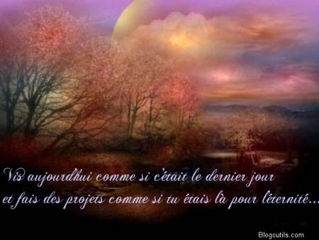 Une pensée...